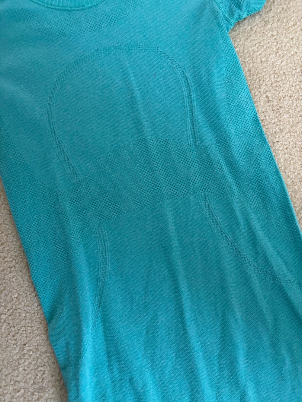 lululemon athletica Swiftly Tech Short Sleeve Crew in Amazonite Teal - Picture 8 of 11